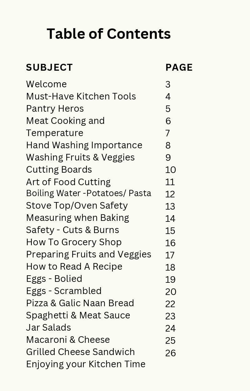 Cooking Guide For Beginners